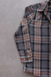 Camisa Portland - Gris Estampado