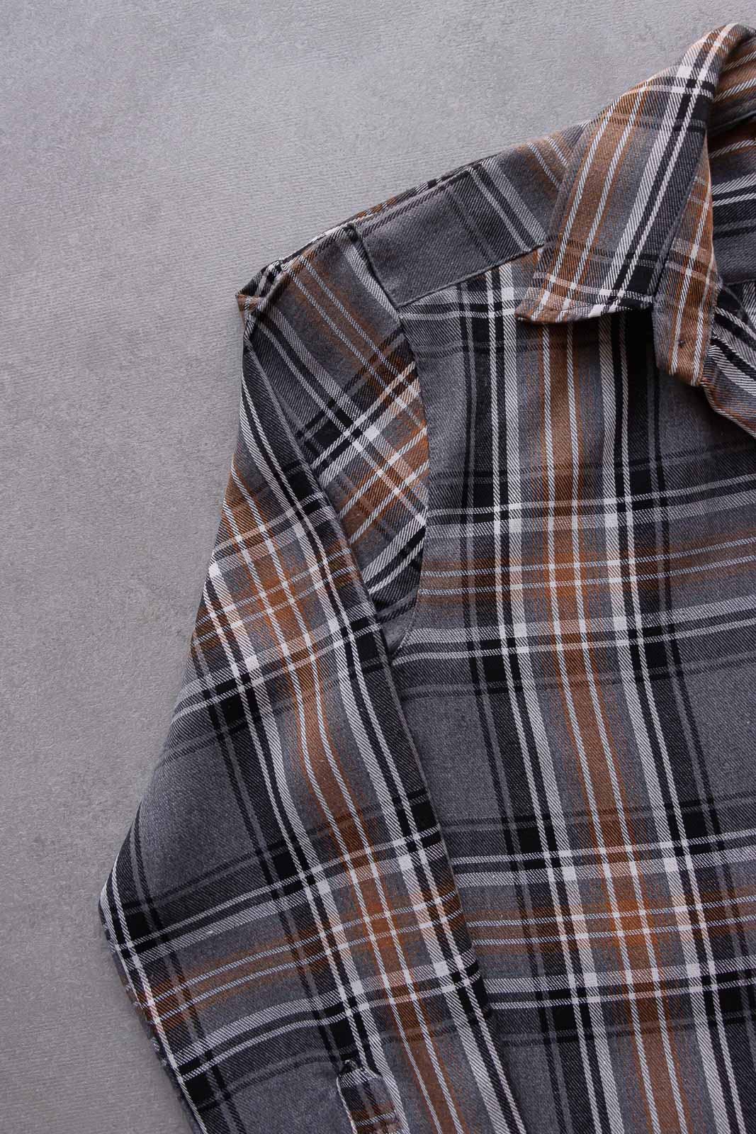 Camisa Portland - Gris Estampado