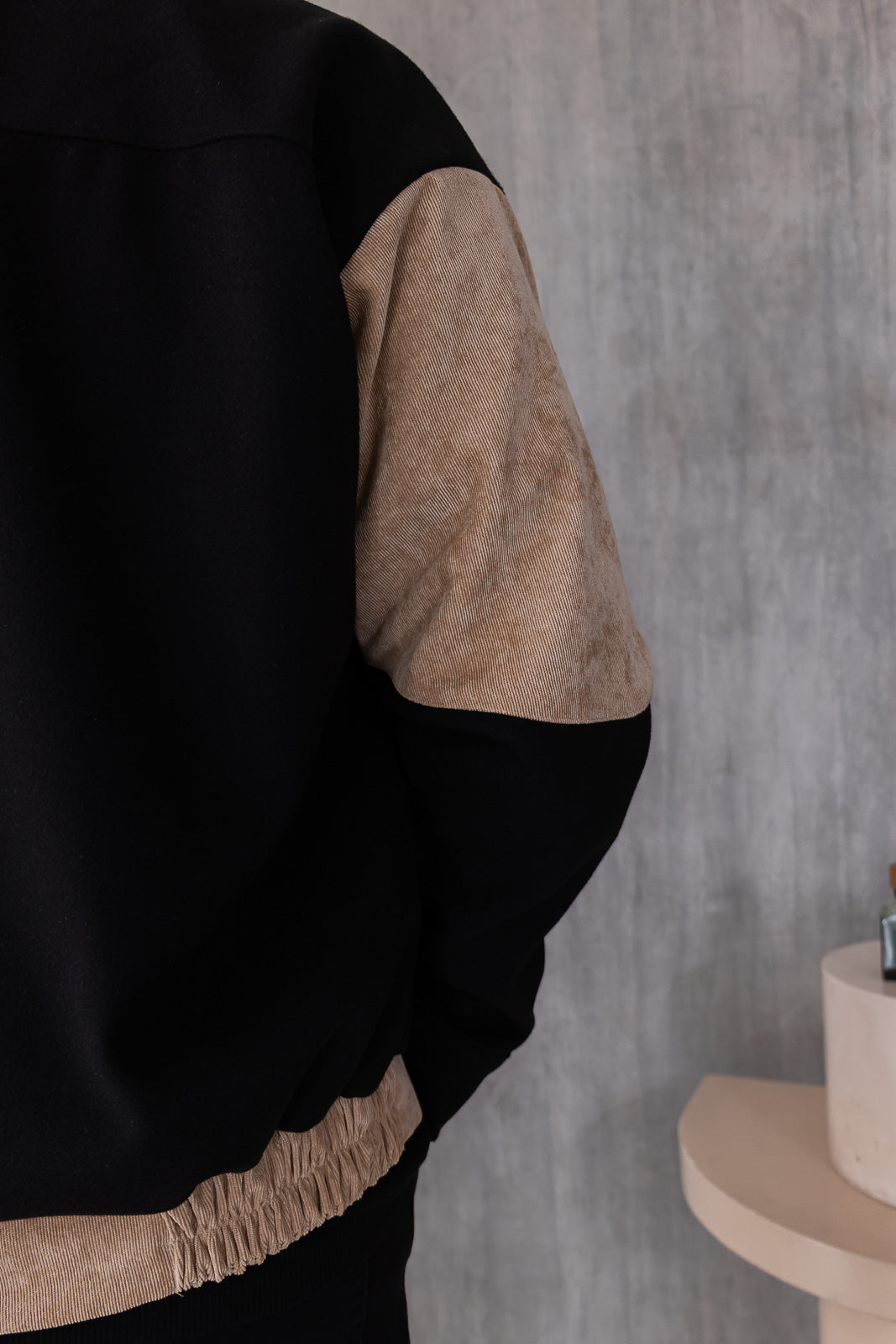 Casaca Bomber Bangkok  - Beige Bicolor