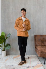 Jersey Cremallera Praga - Terracota