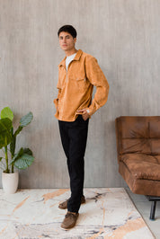 Jersey Cremallera Praga - Terracota