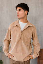 Jersey Cremallera Praga - Nude