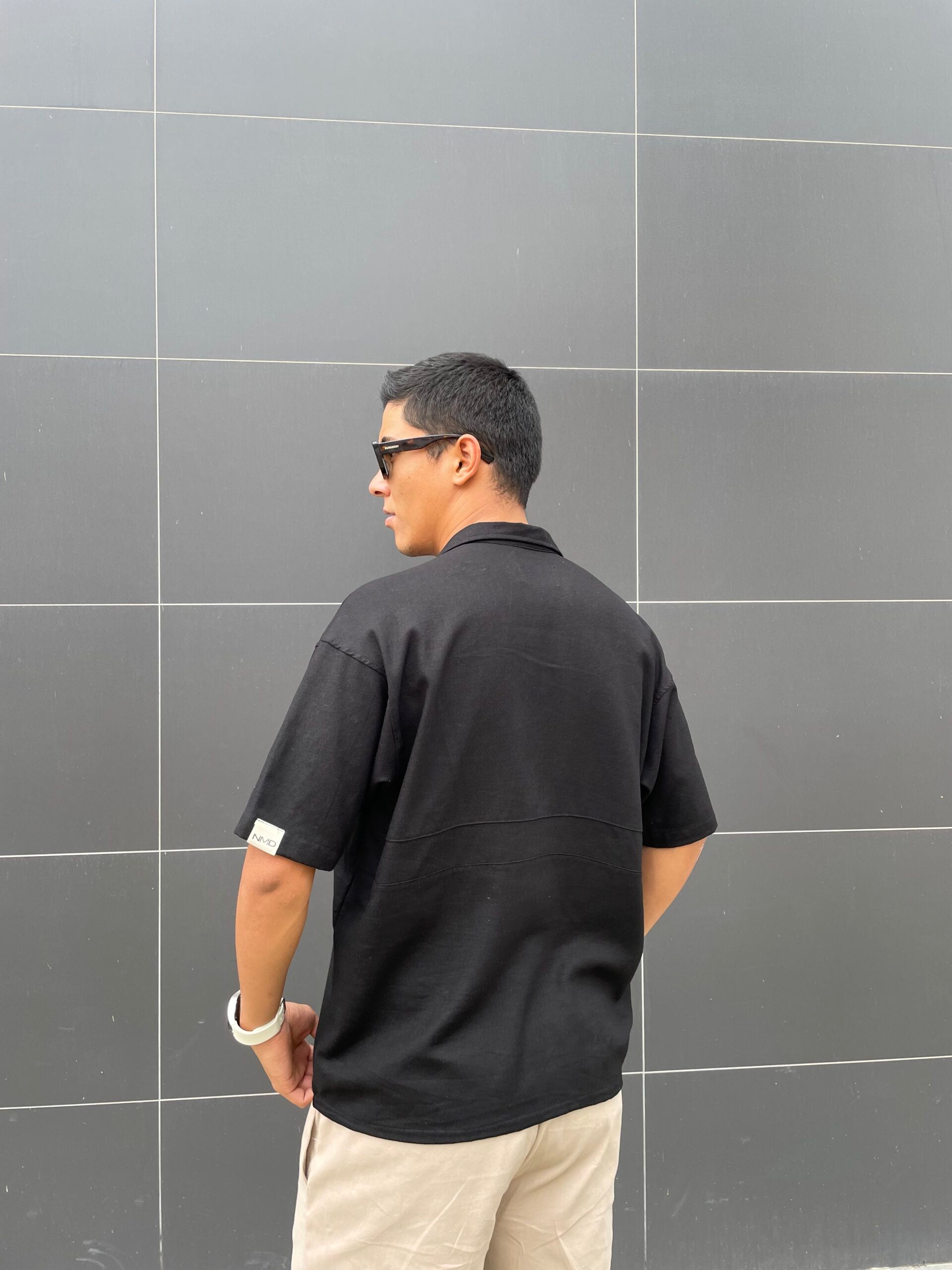 SANTORINI SHIRT – BLACK