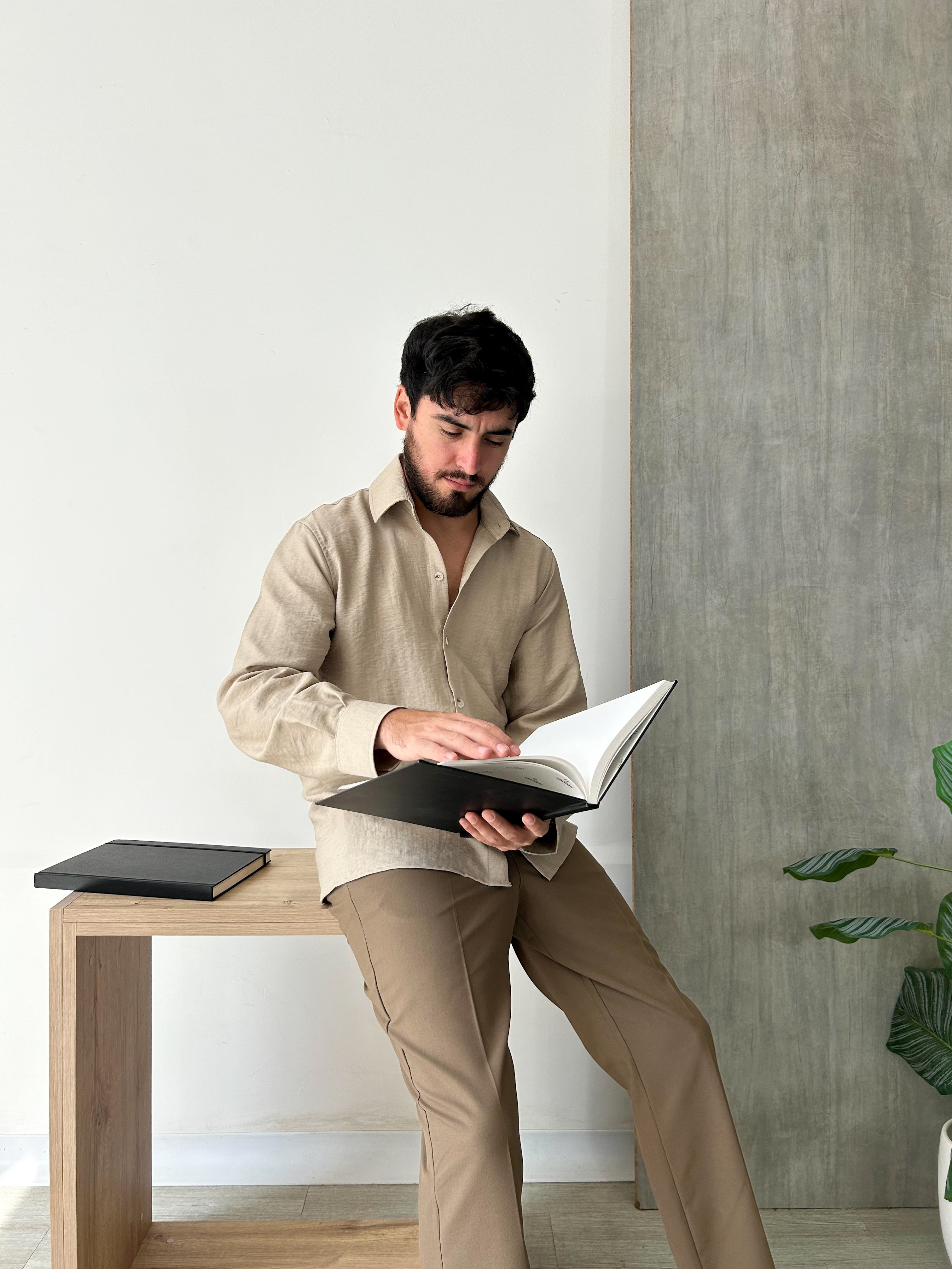 Camisa Apolo - Beige Arenas