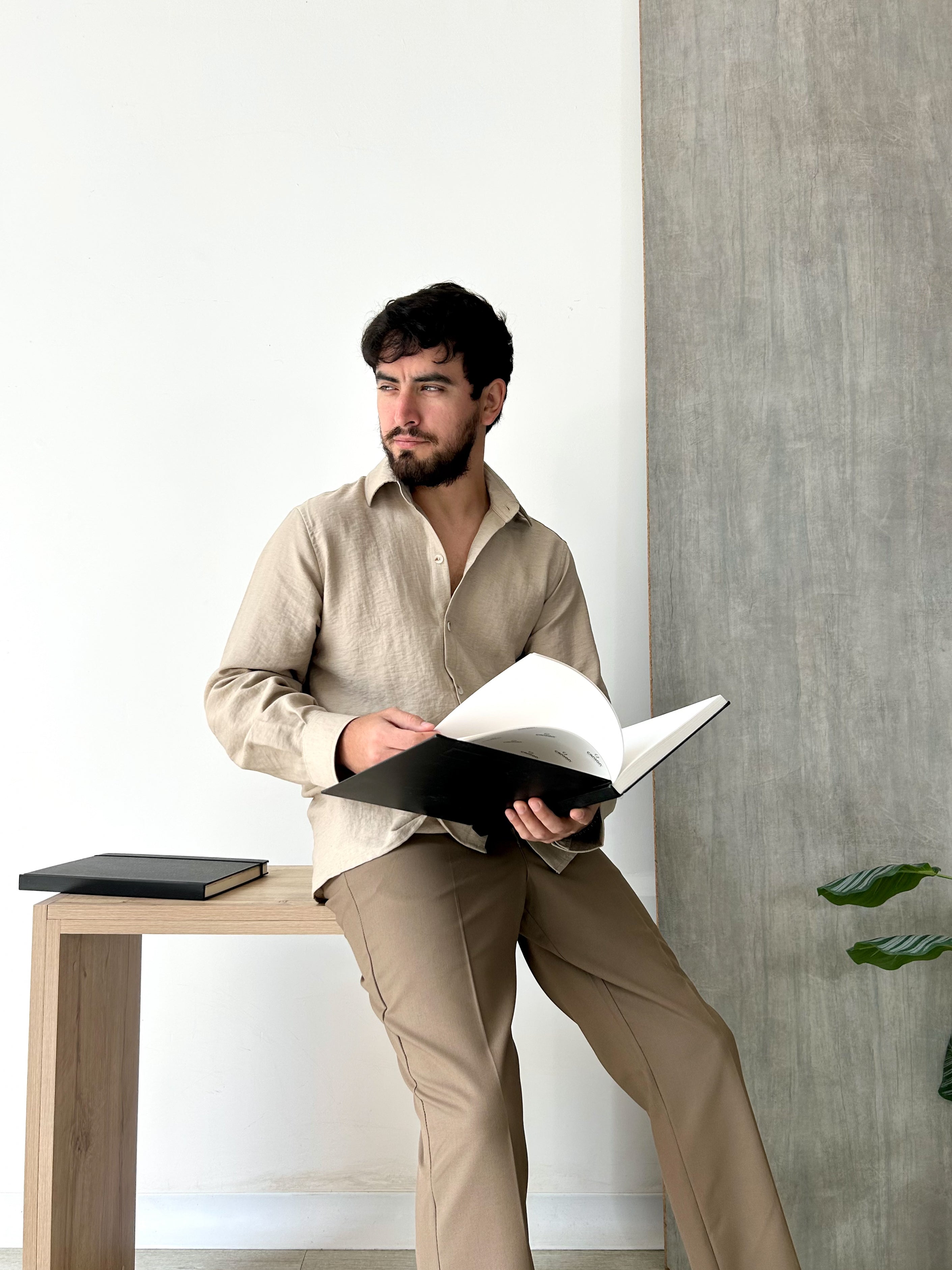 Camisa Apolo - Beige Arenas