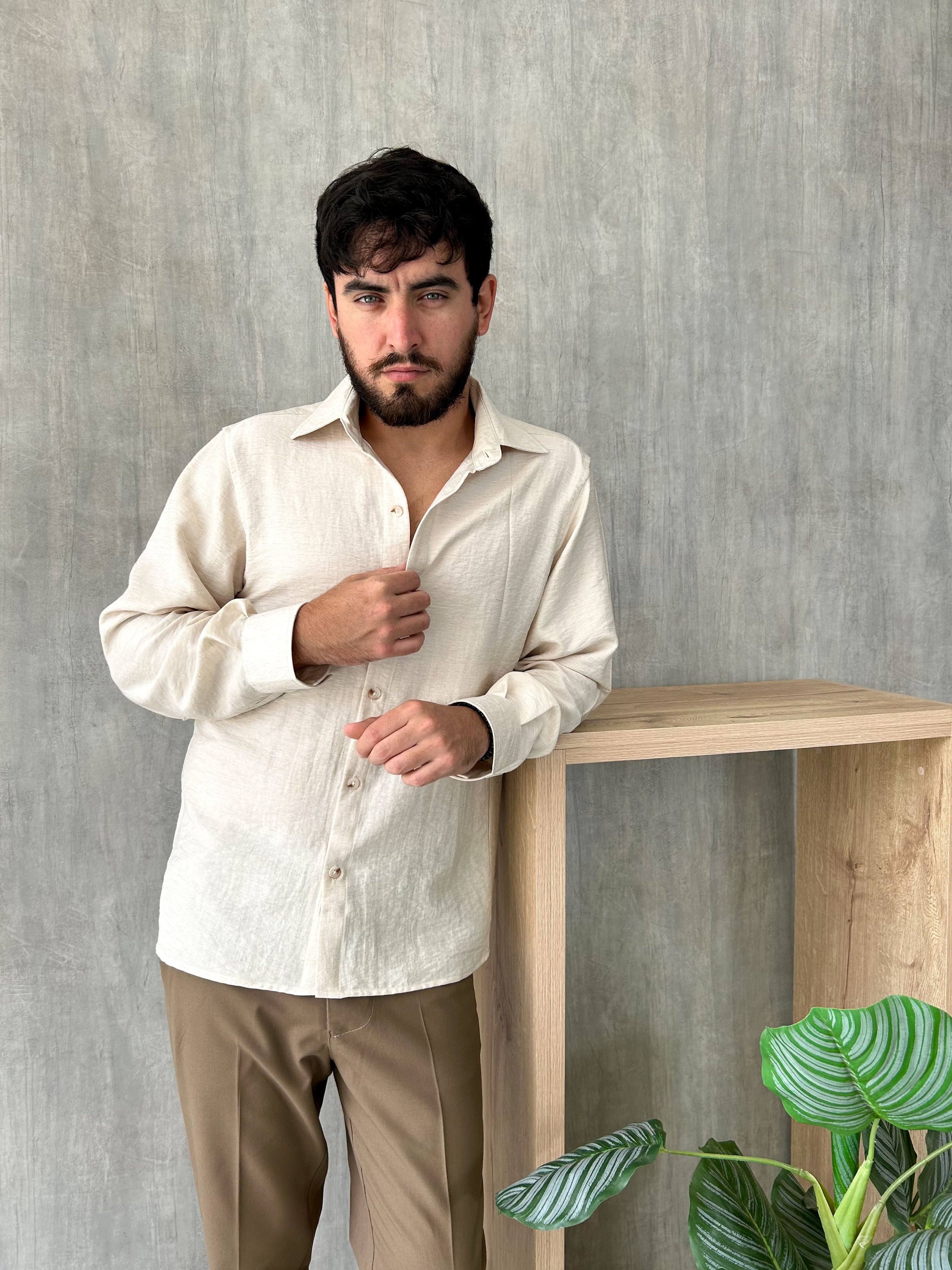 Camisa Apolo - Beige
