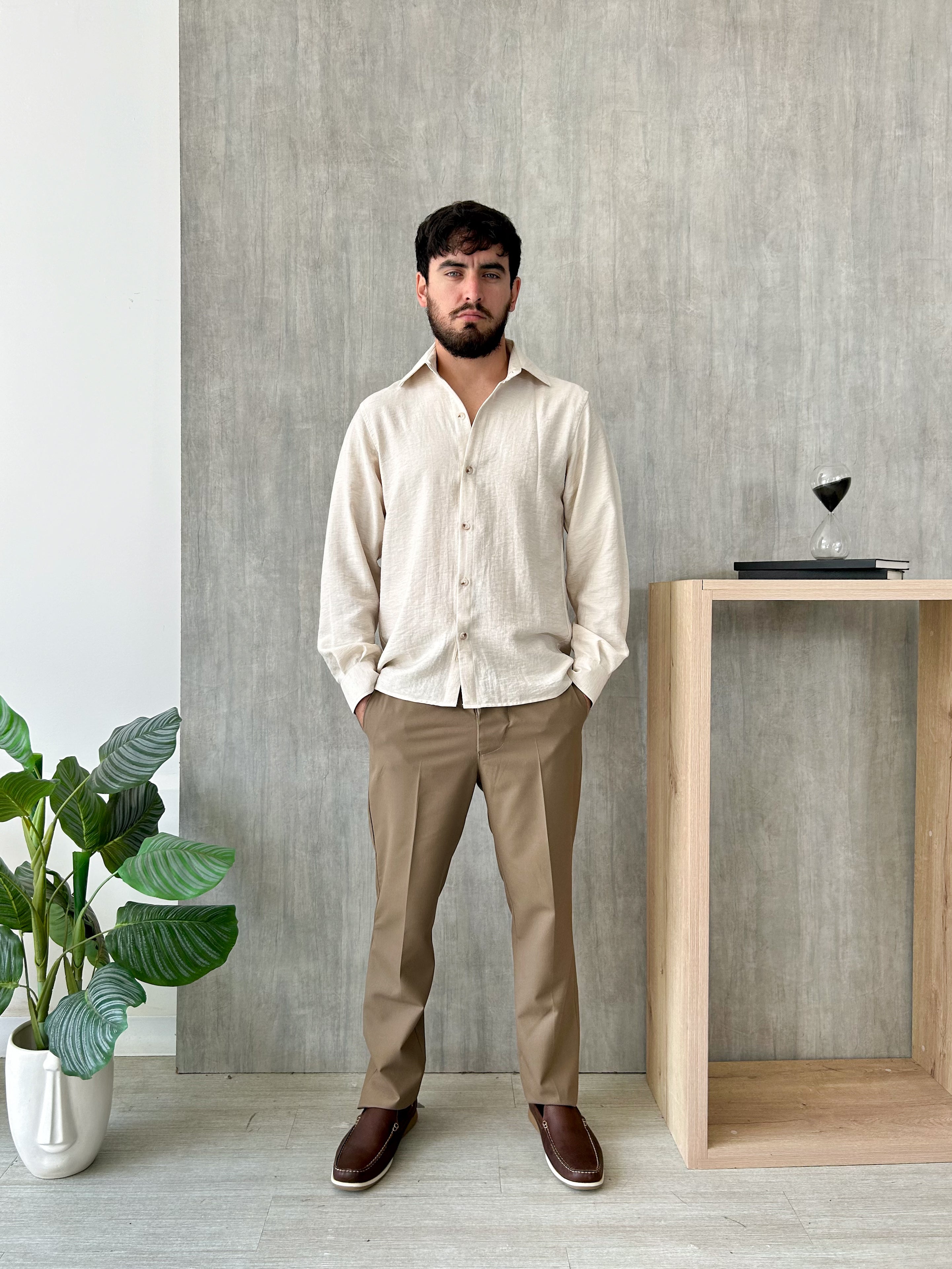 Camisa Apolo - Beige