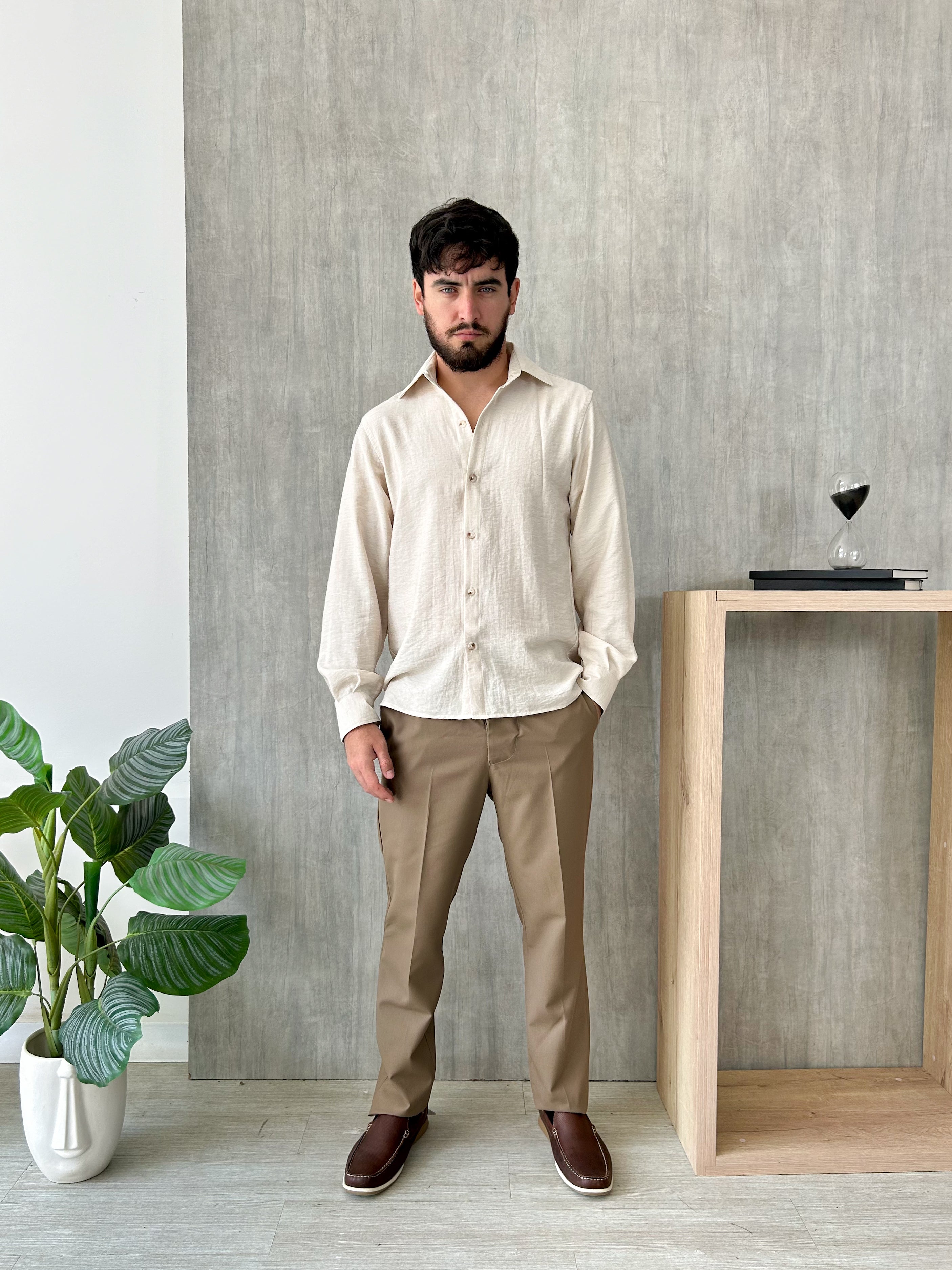 Camisa Apolo - Beige