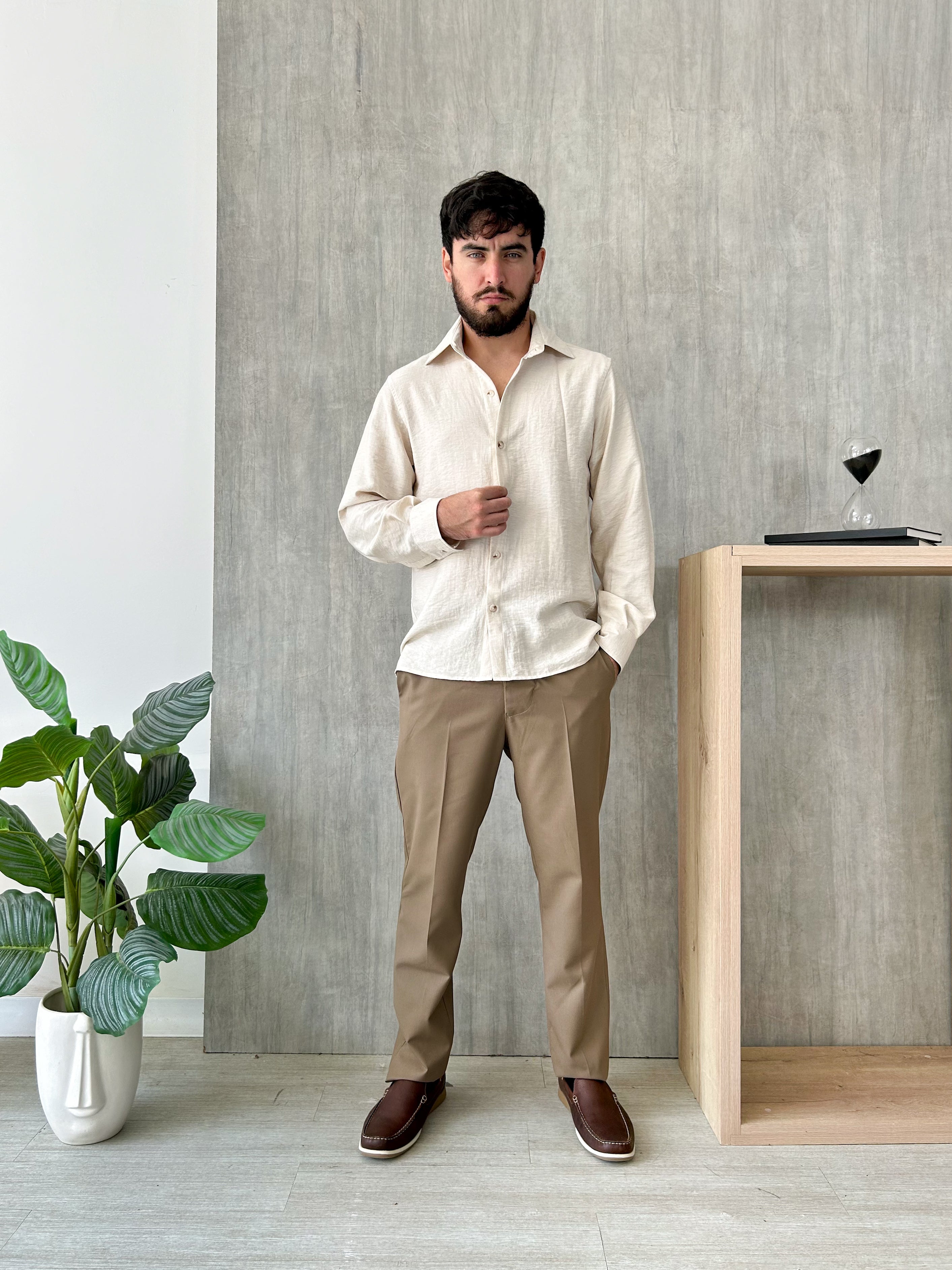 Camisa Apolo - Beige