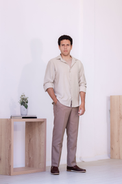 Camisa Oxford - Beige Arena