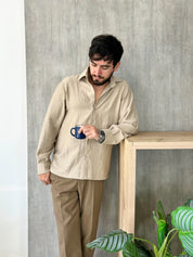 Camisa Apolo - Beige Arenas