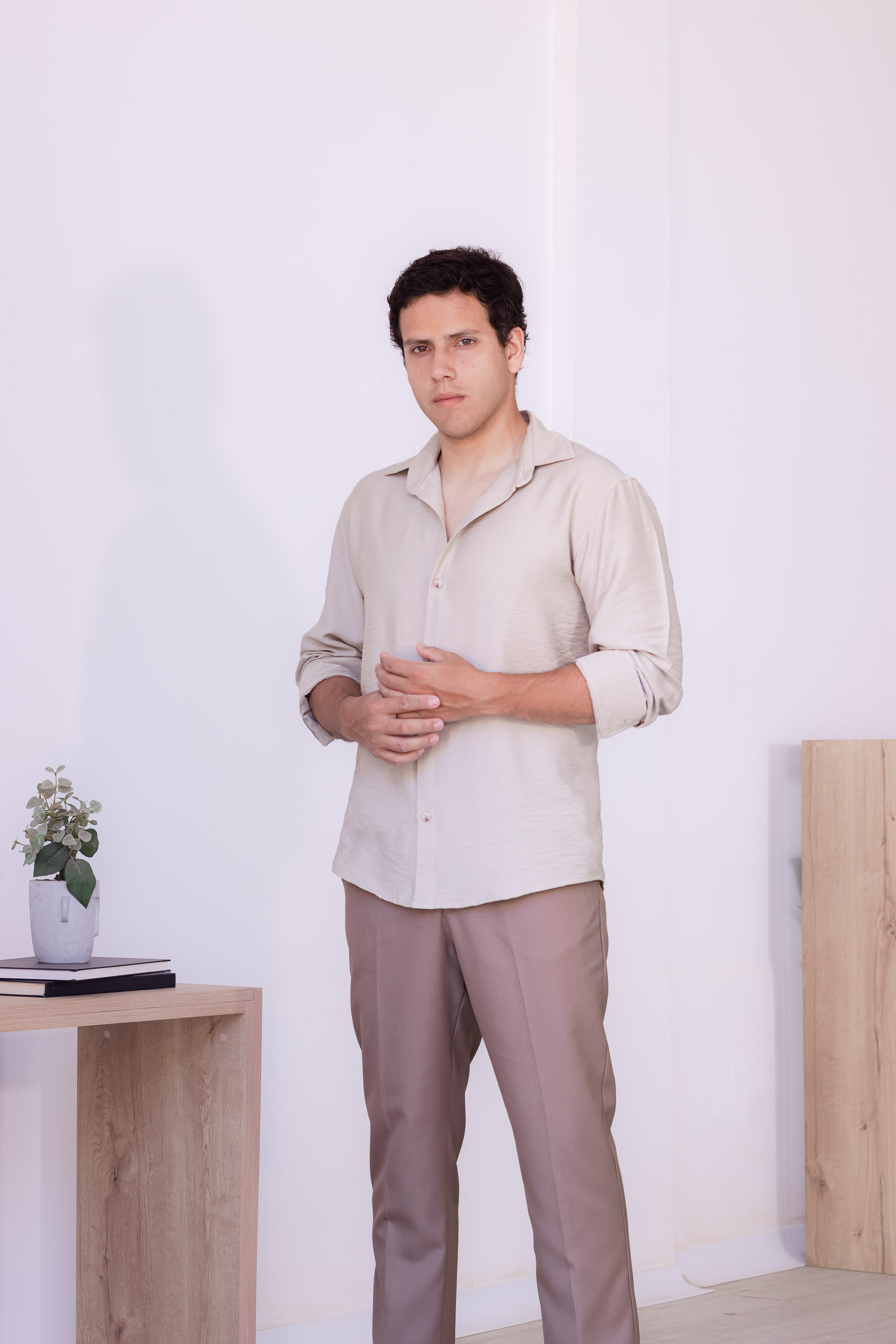 Camisa Oxford - Beige Arena