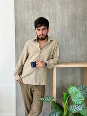 Camisa Apolo - Beige Arenas