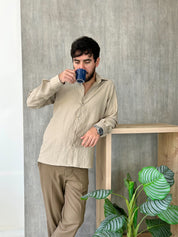 Camisa Apolo - Beige Arenas