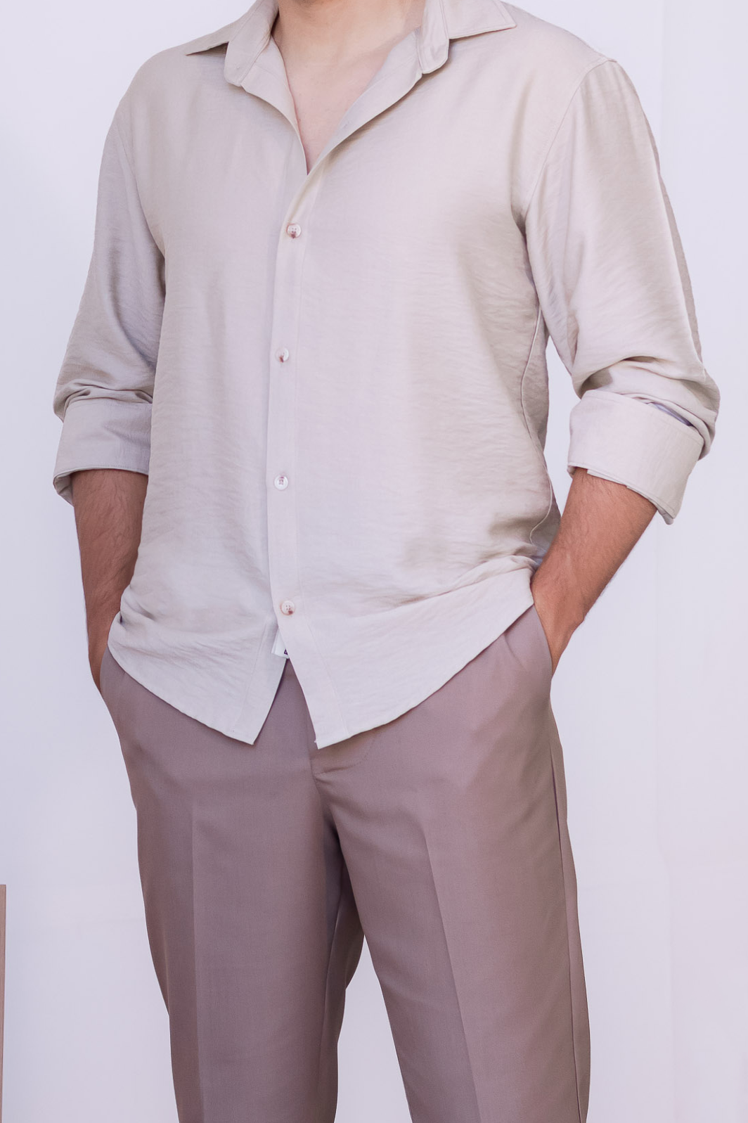 Camisa Oxford - Beige Arena