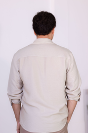 Camisa Oxford - Beige Arena