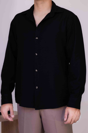 Camisa Oxford - Negro