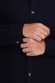 Camisa Oxford - Negro