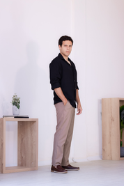 Camisa Oxford - Negro