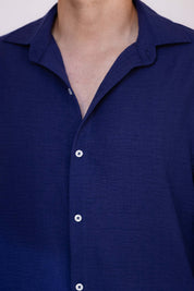 Camisa Oxford - Azul Navy