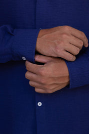 Camisa Oxford - Azul Navy
