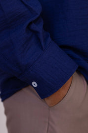 Camisa Oxford - Azul Navy