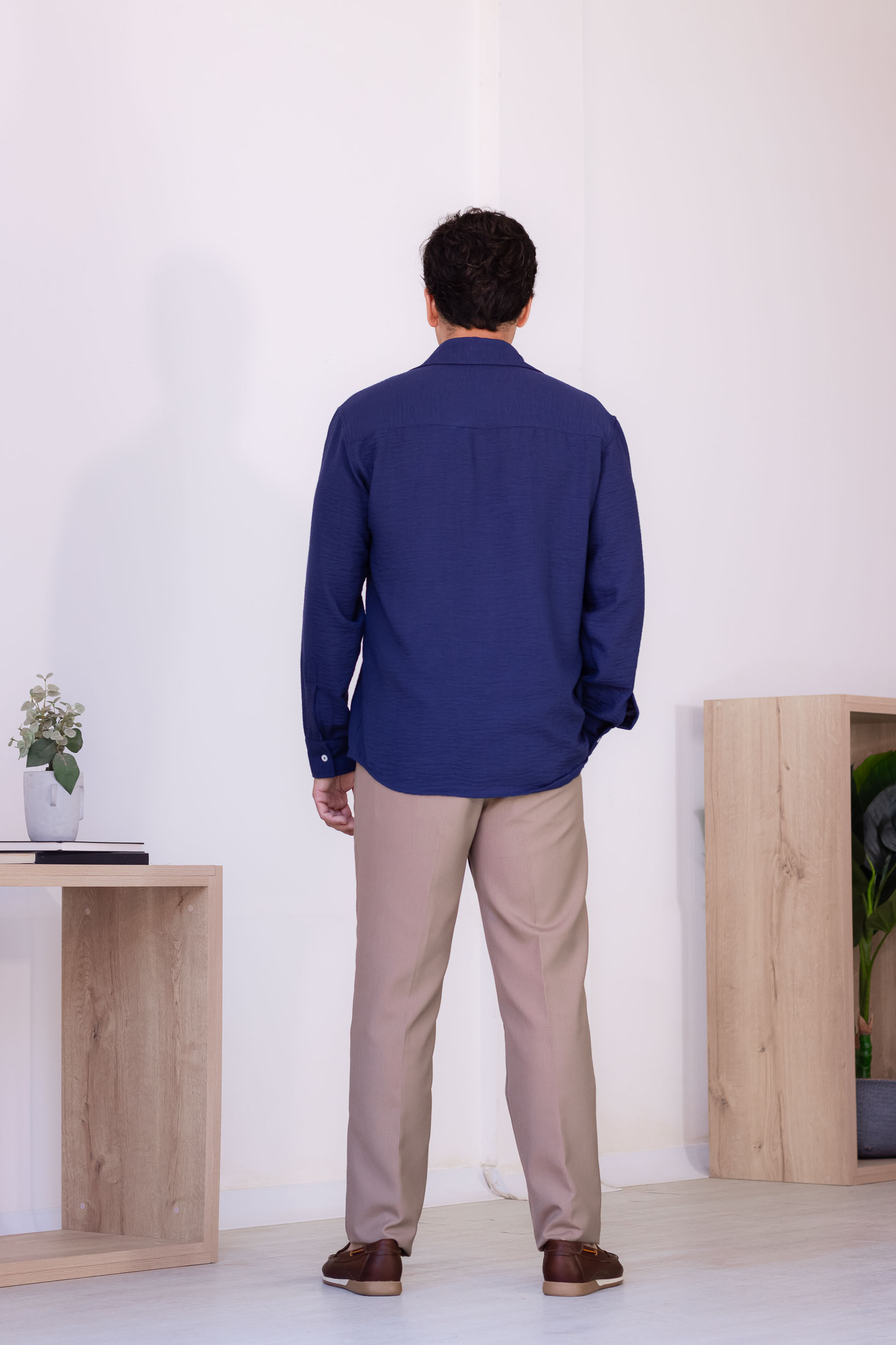 Camisa Oxford - Azul Navy