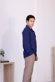 Camisa Oxford - Azul Navy