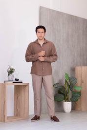 Camisa Oxford - Marrón