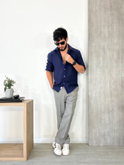 Camisa Oxford - Azul Navy