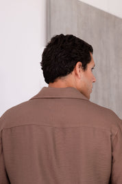 Camisa Oxford - Marrón