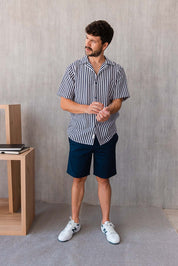 Camisa Cairo - Azul Navy