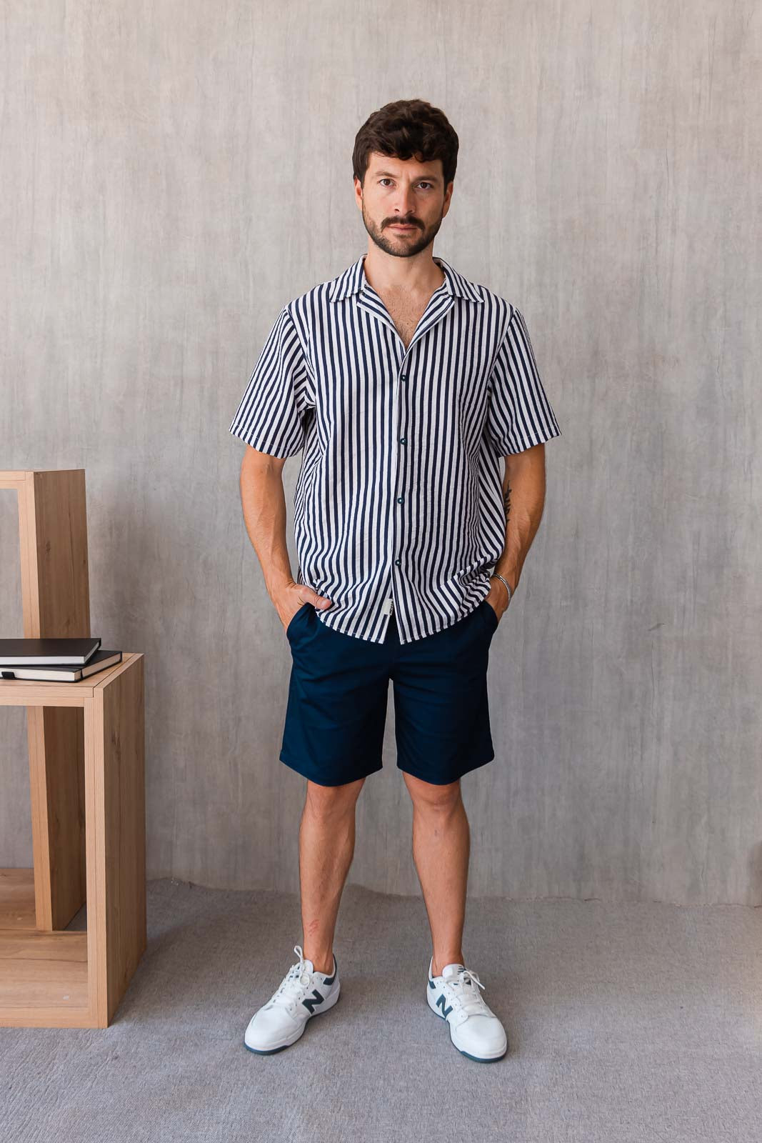 Camisa Cairo - Azul Navy