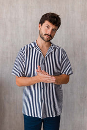 Camisa Cairo - Azul Navy