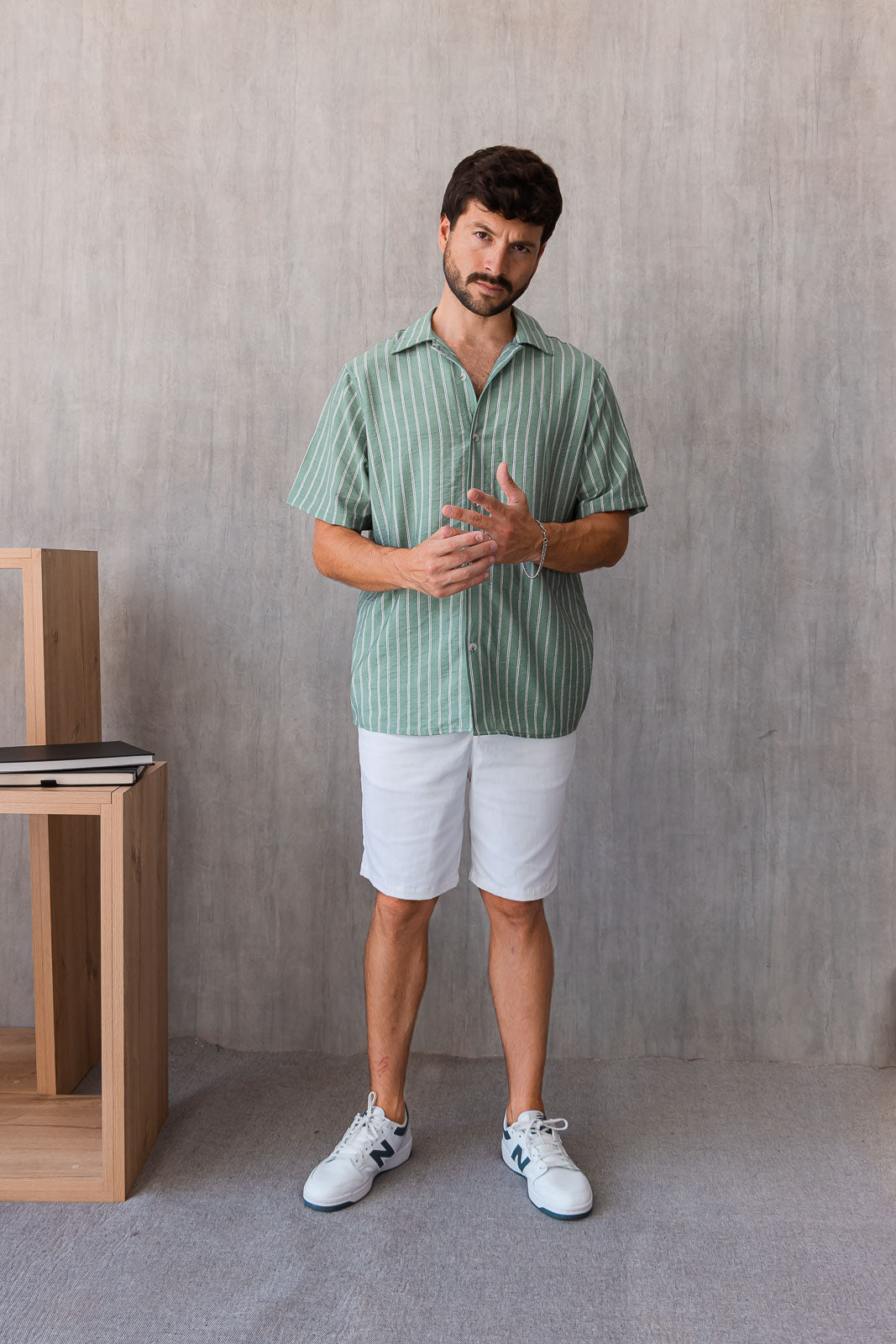 Camisa Cairo - Verde Pistacho