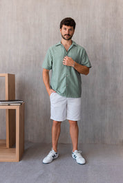 Camisa Cairo - Verde Pistacho