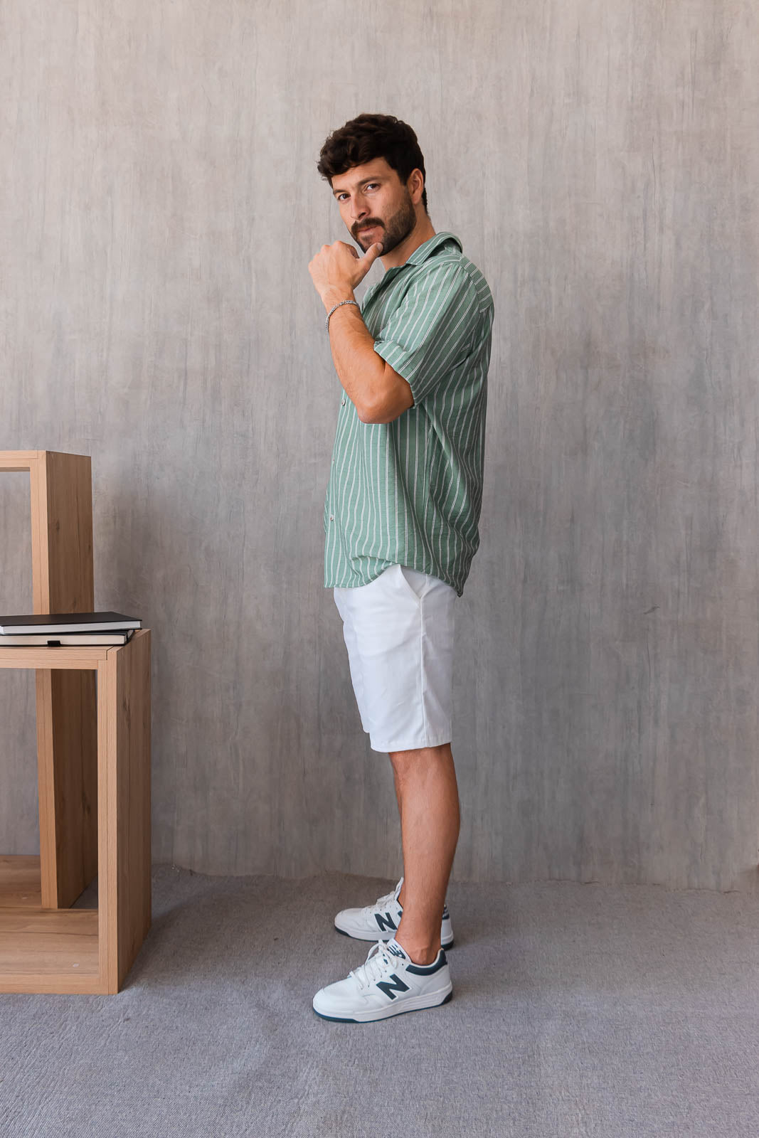 Camisa Cairo - Verde Pistacho