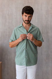 Camisa Cairo - Verde Pistacho