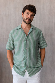 Camisa Cairo - Verde Pistacho