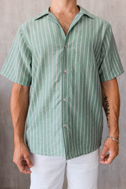 Camisa Cairo - Verde Pistacho