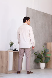 Camisa Harry - Nude Jaspeado
