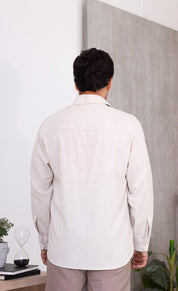 Camisa Harry - Nude Jaspeado