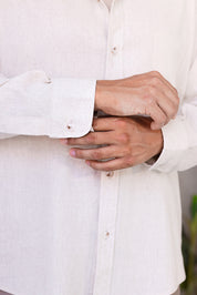 Camisa Harry - Nude Jaspeado