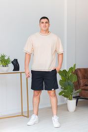 BOXY TEE - NUDE