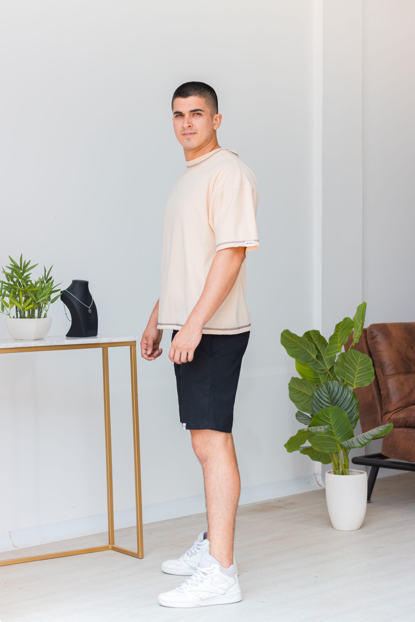 BOXY TEE - NUDE