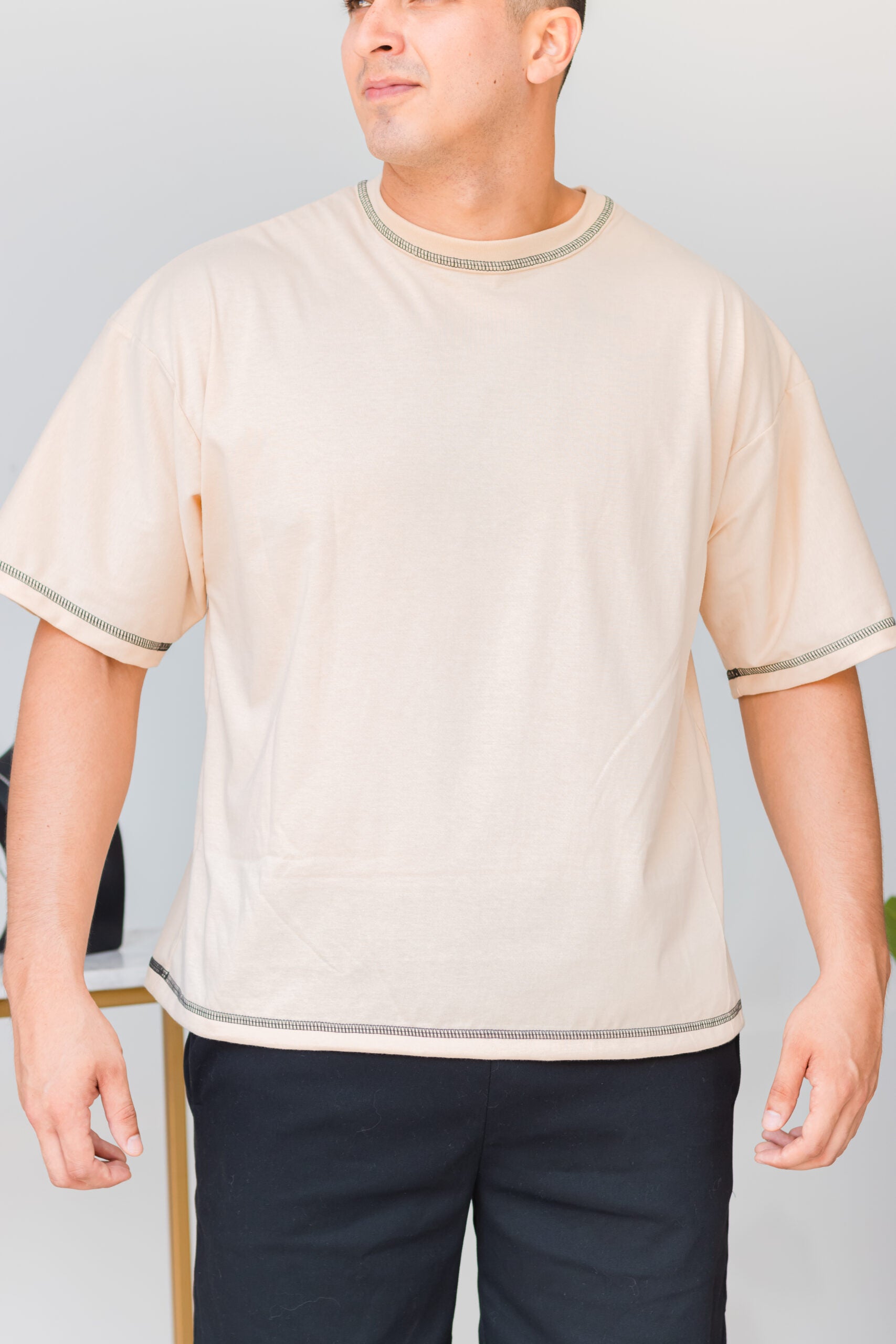 BOXY TEE - NUDE