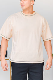 BOXY TEE - NUDE