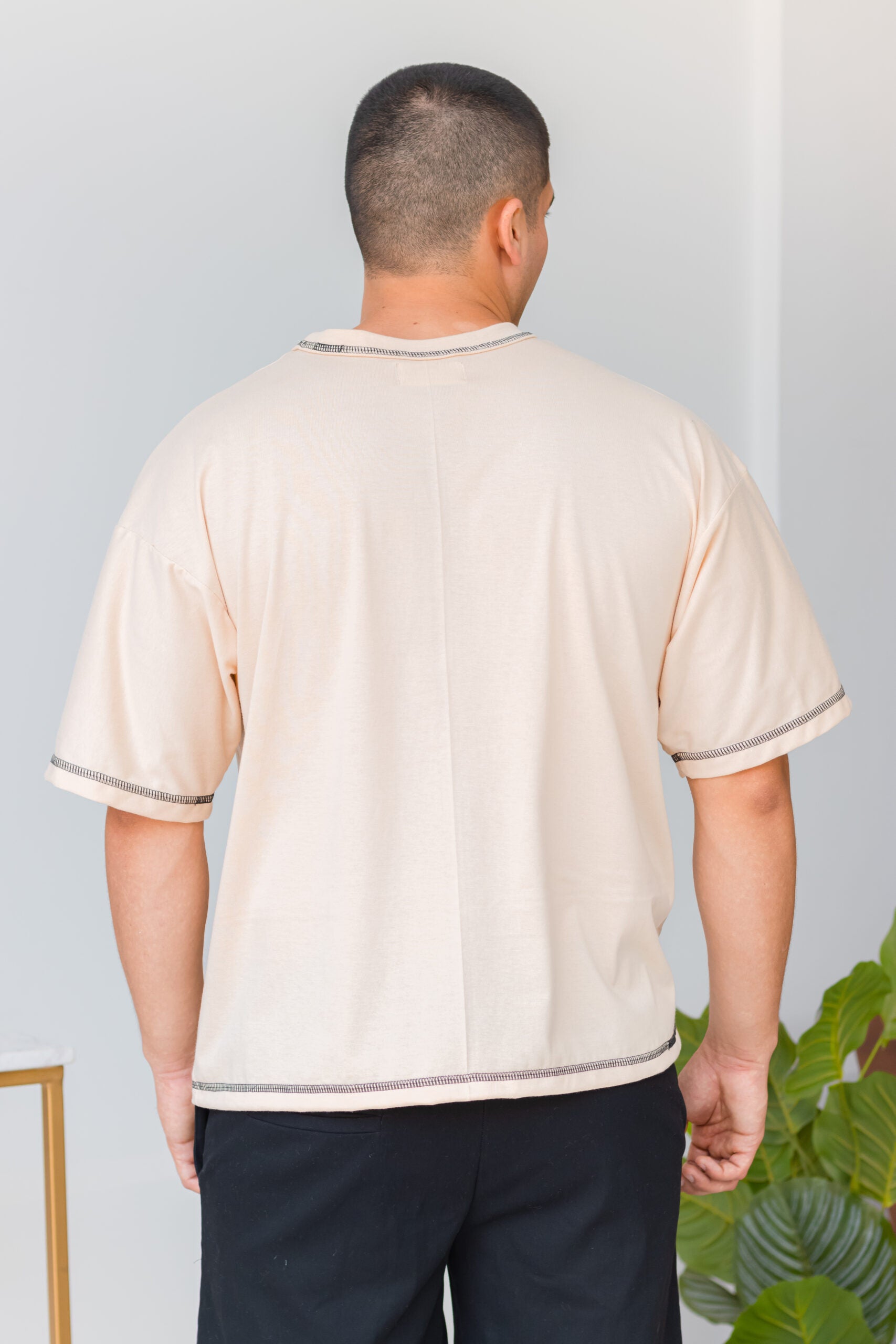 BOXY TEE - NUDE