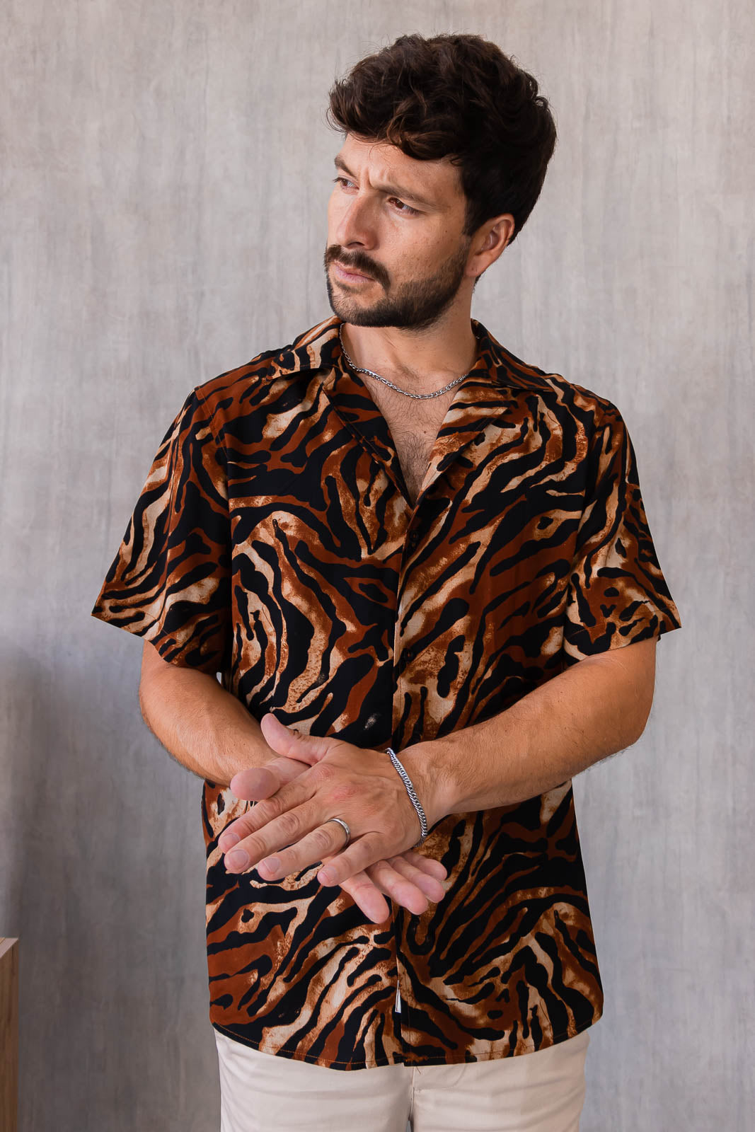 Camisa Cairo - Animal Print