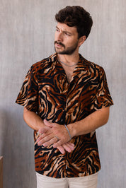 Camisa Cairo - Animal Print